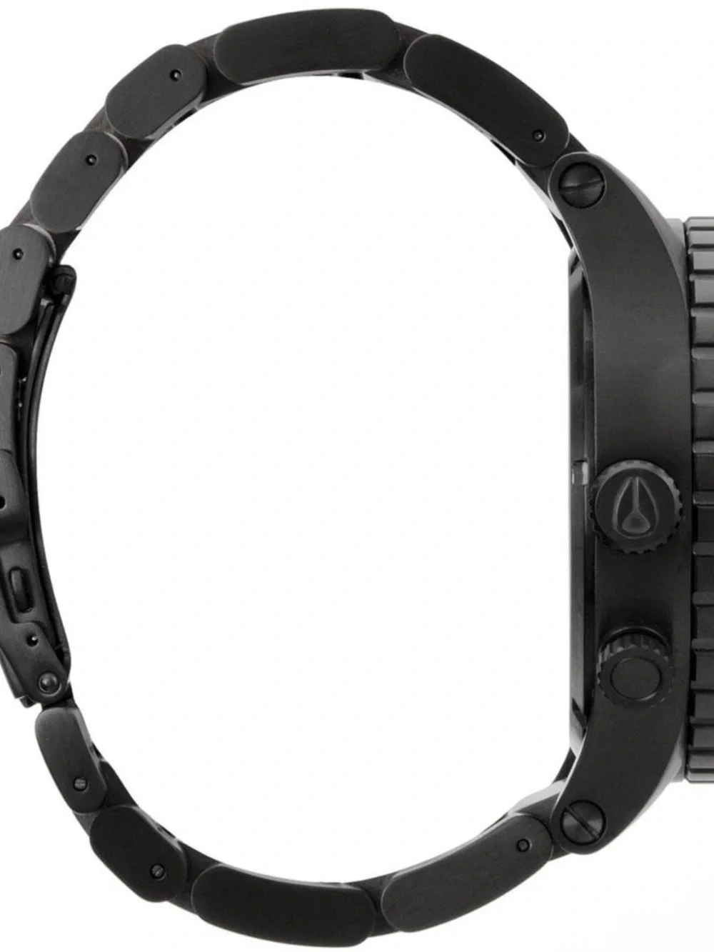 Nixon Matte Black Stainless Steel Dive Watch